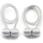 Magnetická spona na závěs - Bílá – Zboží Dáma