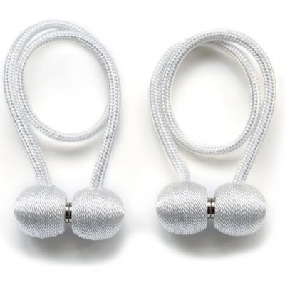 Magnetická spona na závěs - Bílá – Zboží Dáma