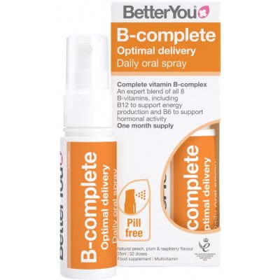 BetterYou B-Complete Oral Spray, Orální sprej, 25 ml – Zboží Dáma