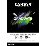 Canson Skicák Graduate Black Drawing 20 listů 120 gsm A4 – Zboží Dáma