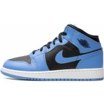 Air Jordan Jordan 1 Mid University Blue Black – Zboží Mobilmania