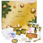 Advent Calendar 24 x produkty péče o tělo a lázeňské doplňky XXL pro ženy zlatý