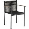 Zahradní židle a křeslo Applebee Jakarta židle 56 cm Černá