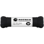 ROTHCO šňůra PARACORD polyester 550LB ø 4 mm / 15 m ČERNÁ – Zboží Mobilmania
