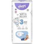 Bella Baby Happy Soft&Delicate 3 Midi 5–9 kg 50 ks – Zbozi.Blesk.cz