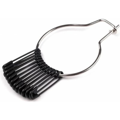 Storex Celokovové spínací špendlíky KOH-I-NOOR 60973/310, černé, 19mm na kolečku, 12 kusů – Hledejceny.cz