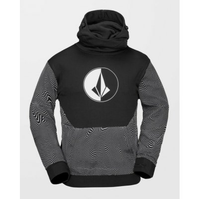 Volcom Hydro Riding Hoodie black print 2025/26 – Sleviste.cz