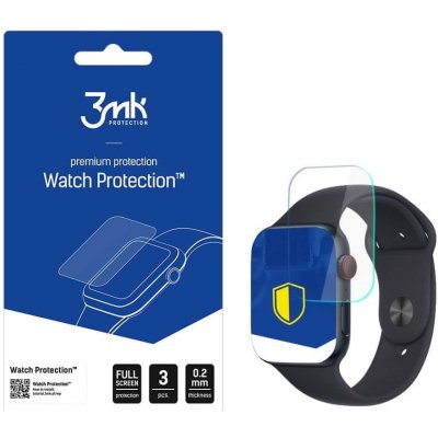 3mk Ochranná fólie pro Apple Watch SE 2022 44mm, (3ks), 5903108491211 – Zboží Živě