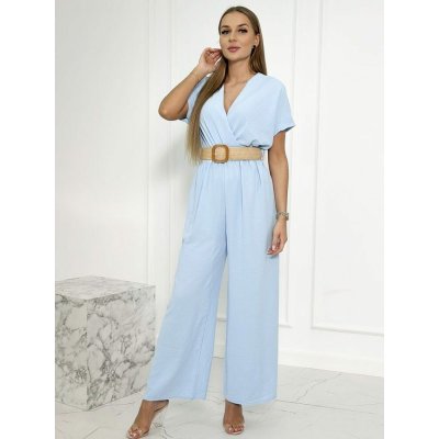 Romantický dámský 5877 overal v babyblue – Hledejceny.cz