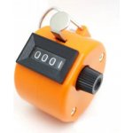 Počítadlo řad při pletení - ruční mechanické Barva: Oranžová – Hledejceny.cz