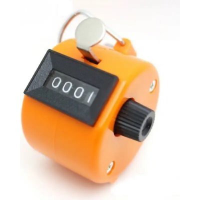 Počítadlo řad při pletení - ruční mechanické Barva: Oranžová – Hledejceny.cz