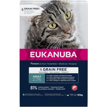 Eukanuba Adult Grain Free bohaté na lososa 10 kg