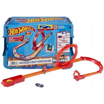 Hot Wheels Track Builder ohnivá dráha HMC04