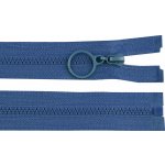 Kostěný zip No 3 délka 70 cm s kroužkem, malé, 220 modrá jeans tmavá – Hledejceny.cz