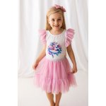 Lily Grey dívčí tričko s jednorožcem a růžovými volánkovými rukávy – Hledejceny.cz