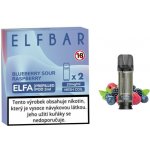 Elf Bar ELFA cartridge 2 Pack Blueberry Sour Raspberry 20 mg – Zboží Mobilmania