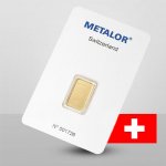 Metalor Investiční zlatý slitek 2 g – Zboží Mobilmania