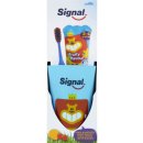 Signal Fruity dětská zubní pasta 50 ml + zubní kartáček měkký + kelímek dárková sada