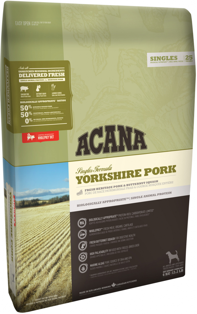 Acana Singles Yorkshire Pork 2 x 11,4 kg
