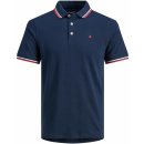 Jack & Jones pánské polo triko JJEPAULOS 12136668 Navy Blazer