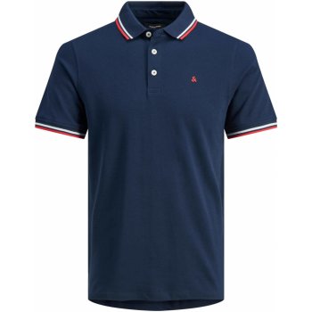 Jack & Jones pánské polo triko JJEPAULOS 12136668 Navy Blazer