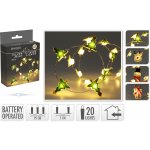 KOOPMAN Světelný řetěz 20 mikro LED bílý teplý délka 95 cm 4 varianty – Hledejceny.cz