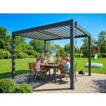 Lanit Plast hliníková bioklimatická pergola Basic 3 x 3 m LG4292 – Sleviste.cz