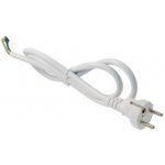 satiplugs Flexošňůra 3m 863159-3-54/3 3x1,5 H05VV-F bílá rovná 32151W3153N – Zboží Mobilmania