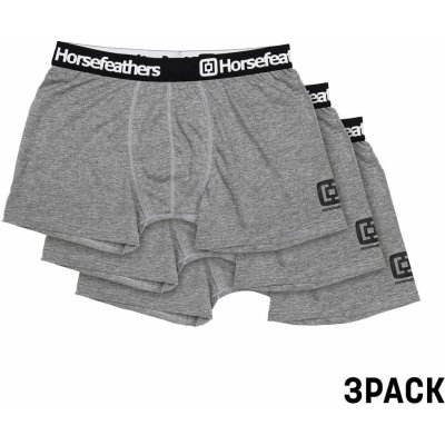 Horsefeathers DYNASTY 3PK HEATHER GRAY boxerky – Hledejceny.cz