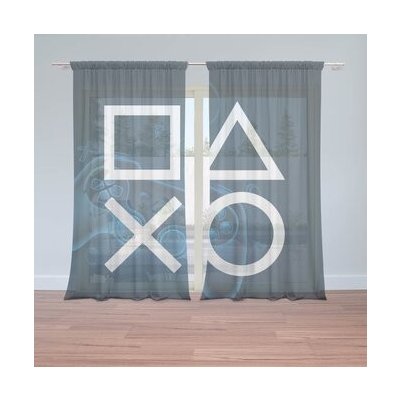 Sablio Záclony Konzole 1: 2ks 150x250cm – Hledejceny.cz