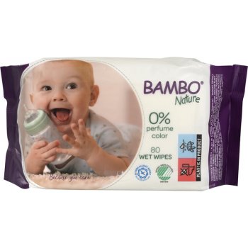 Bambo Nature vlhčené ubrousky 80 ks od 49 Kč - Heureka.cz