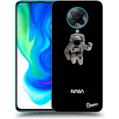 Pouzdro Picasee silikonové Xiaomi Poco F2 Pro - Astronaut Minimal černé