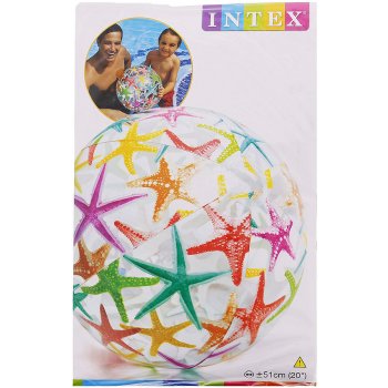 Intex Míč 51 cm barevný vzor hvězdice 59040