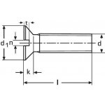 šroub 1/4-20x5/8 UNC ZINEK zápustná hlava rovná drážka DIN 963 – Sleviste.cz