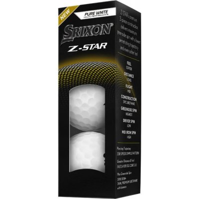 Srixon Z-Star bílé 3 ks – Hledejceny.cz