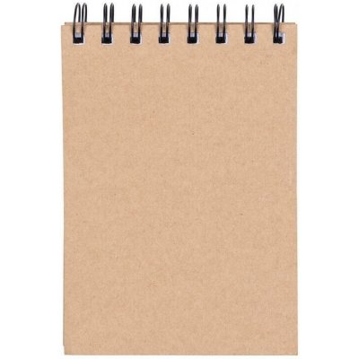 Office CRAFT A6 Zápisník kroužkový linkovaný,hnědý – Zboží Živě