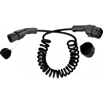 Roline Nabíjecí kabel pro elektromobily Typ 2 1x 32A 7,4 kW kroucený 7,5m 19.08.0037 – Sleviste.cz