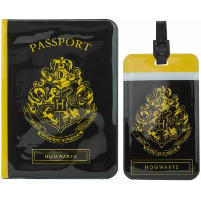 Distrineo Obal na pas a štítek na zavazadla Harry Potter - Bradavice – Zboží Mobilmania
