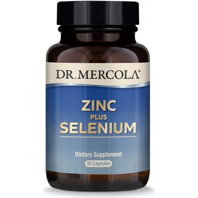 Dr. Mercola Zinek 15 mg plus selen 200 mcg 30 kapslí – Hledejceny.cz