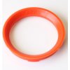 Vymezovací kroužek 67,0 / 57,1 plast, oranžová, přesah kužele 3mm