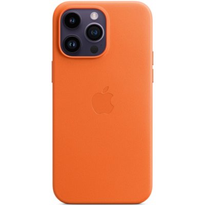 Apple Leather Case s MagSafe pro iPhone 14 Pro Max - oranžový MPPR3ZM/A – Zboží Mobilmania