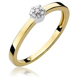 Nubis zlatý zásnubní prsten s diamanty W 100GWC