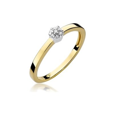 Nubis zlatý zásnubní prsten s diamanty W 100GWC
