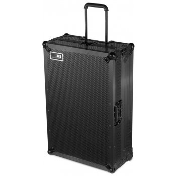 UDG Ultimate Flight Case Multi Format XXL Black Plus Laptop Shelf Trolley + Wheels