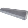 Venkovní dlažba Presbeton obrubník ABO 2-15 přechodový levý 100 x 15 x 15/25 cm přírodní beton 1 ks
