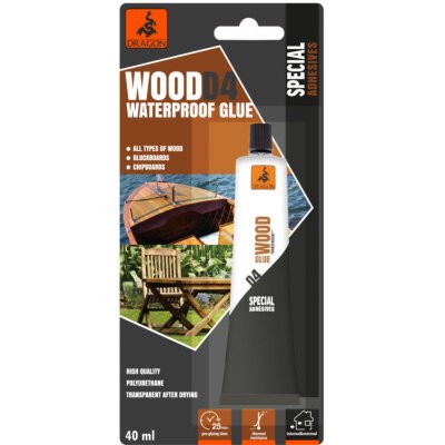 DRAGON Wood WATERPROOF glue D4 40 ml – Zbozi.Blesk.cz