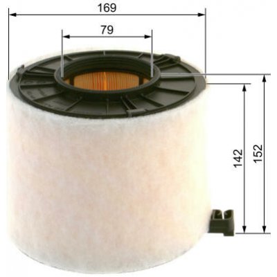 Vzduchový filtr BOSCH F 026 400 422 – Hledejceny.cz