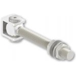 Feldmann Nerezový pant 130–M20-VA pro bránu a vrata pro ocelový sloupek - regulovatelný provařovací k přišroubování, závit M20 130-M20-VA – Hledejceny.cz