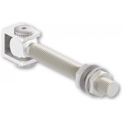 Feldmann Nerezový pant 130–M20-VA pro bránu a vrata pro ocelový sloupek - regulovatelný provařovací k přišroubování, závit M20 130-M20-VA – Hledejceny.cz