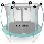 Neo-Sport Vnitřní síťka pro trampolínu 252 cm 8ft – Hledejceny.cz